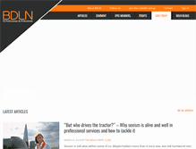 Tablet Screenshot of bdln.com